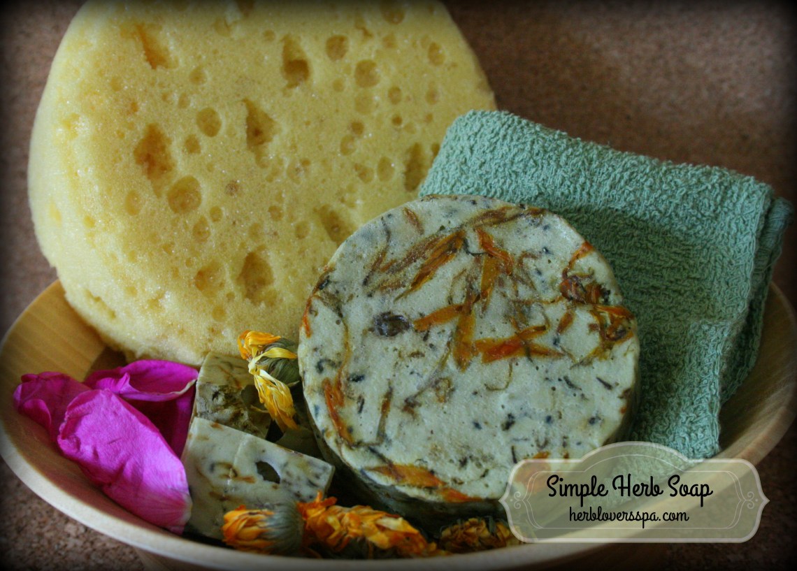 simple herb soap